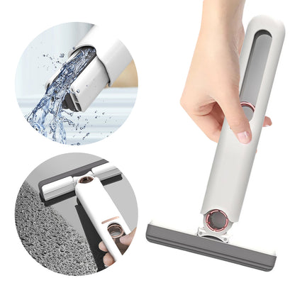 Mini Sponge Mop Squeegee – Portable Window, Kitchen & Car Cleaning Tool