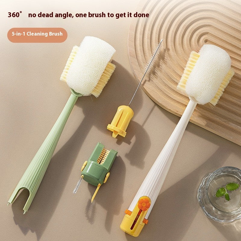 5-in-1 Multifunctional Cup & Bottle Cleaning Brush
