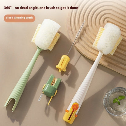 5-in-1 Multifunctional Cup & Bottle Cleaning Brush