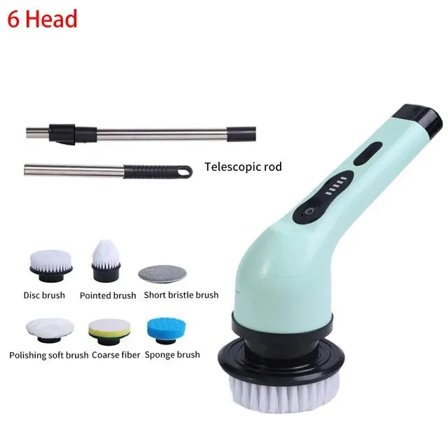 9-in-1 Electric Spin Scrubber Brush