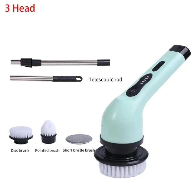 9-in-1 Electric Spin Scrubber Brush