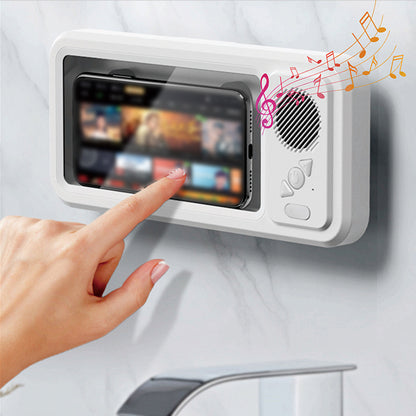 2-in-1 Waterproof Shower Phone Holder & Bluetooth Speaker