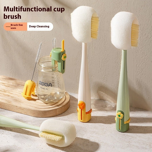 5-in-1 Multifunctional Cup & Bottle Cleaning Brush